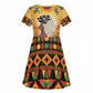 Dear Black Girl Kid Short Sleeve Dress African Pride Black Women