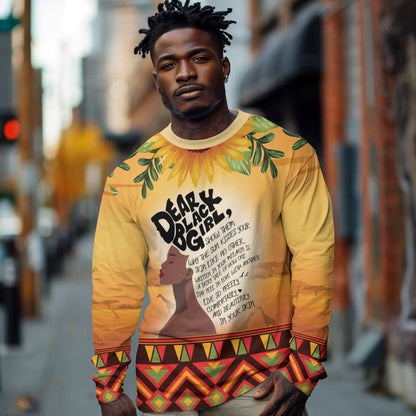 Dear Black Girl Long Sleeve Shirt African Pride Black Women