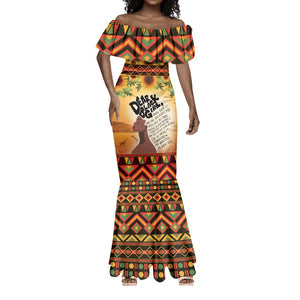 Dear Black Girl Mermaid Dress African Pride Black Women