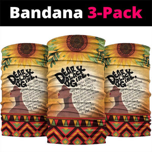 Dear Black Girl Neck Gaiter African Pride Black Women DT04