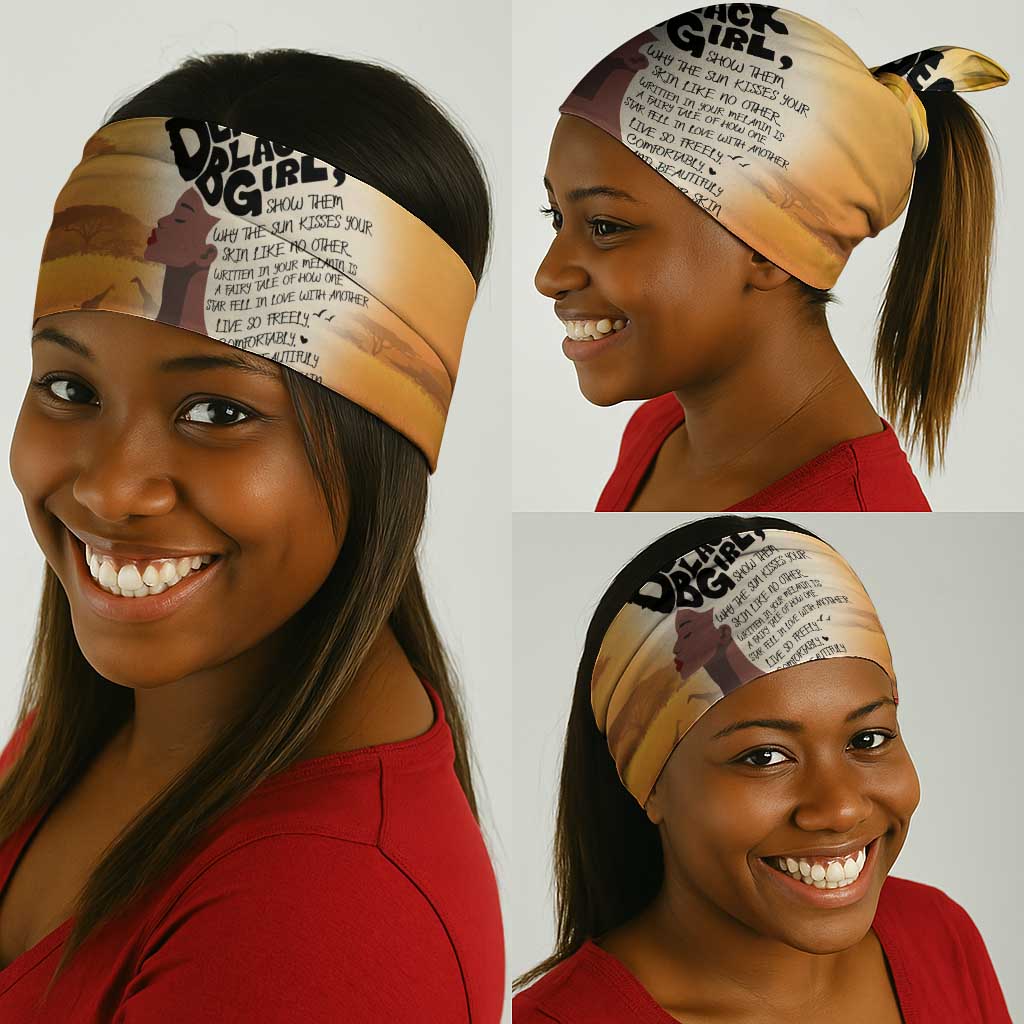 Dear Black Girl Neck Gaiter African Pride Black Women DT04