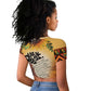 Dear Black Girl Raglan Cropped T shirt African Pride Black Women