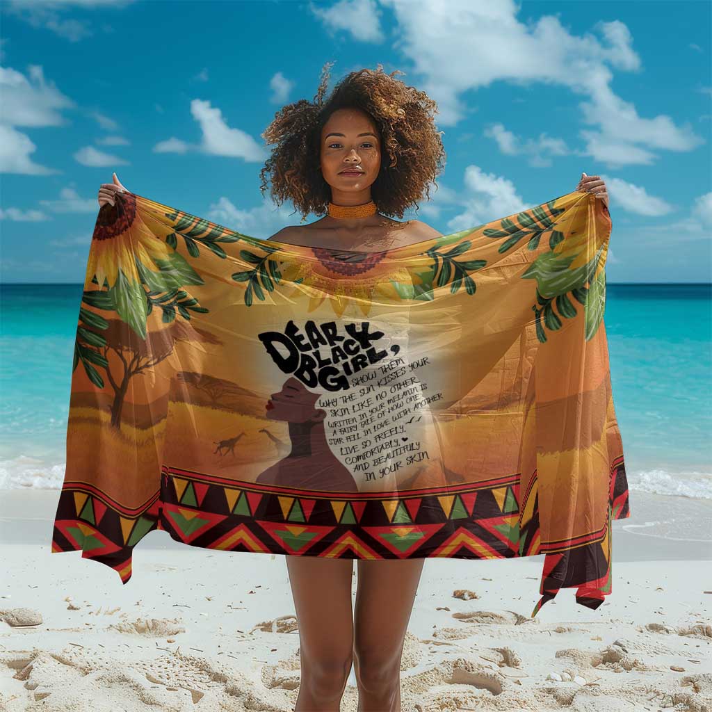 Dear Black Girl Sarong African Pride Black Women