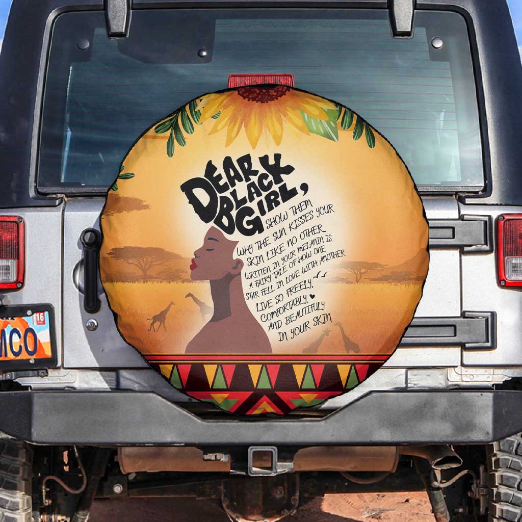 Dear Black Girl Spare Tire Cover African Pride Black Women