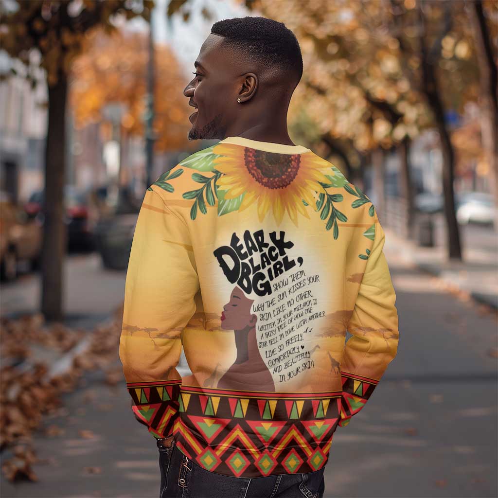 Dear Black Girl Sweatshirt African Pride Black Women
