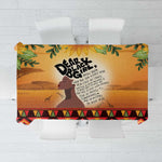 Dear Black Girl Tablecloth African Pride Black Women
