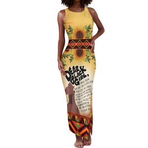 Dear Black Girl Tank Maxi Dress African Pride Black Women