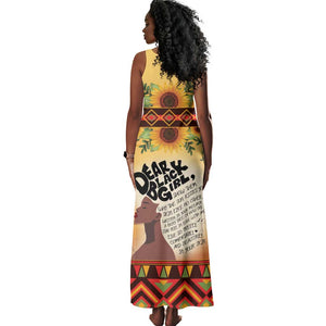 Dear Black Girl Tank Maxi Dress African Pride Black Women