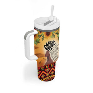 Dear Black Girl Tumbler With Handle African Pride Black Women