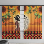 Dear Black Girl Window Curtain African Pride Black Women