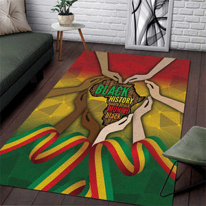 Black History Month Area Rug I Am Black