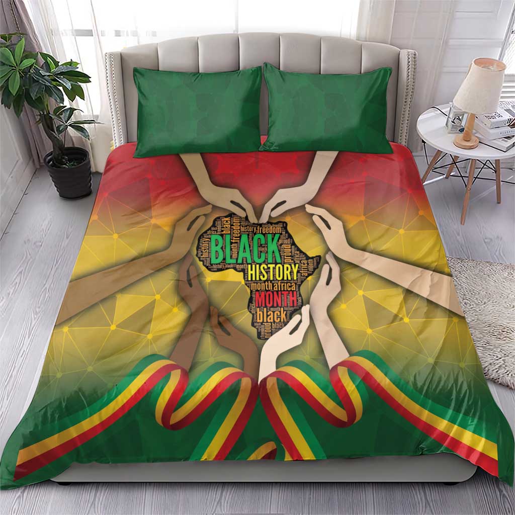 Black History Month Bedding Set I Am Black