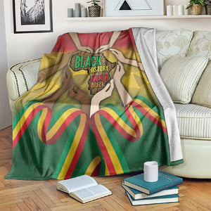 Black History Month Blanket I Am Black