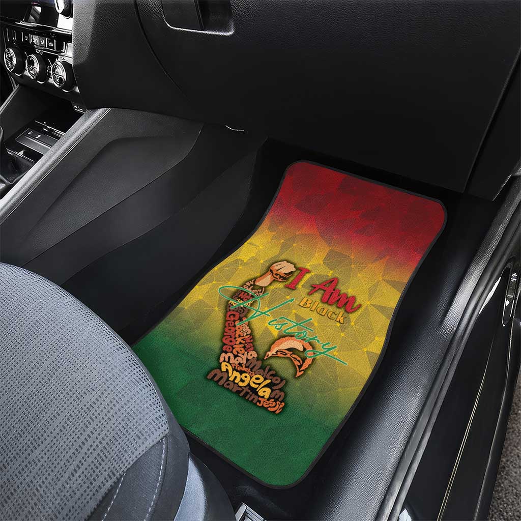 Black History Month Car Mats I Am Black