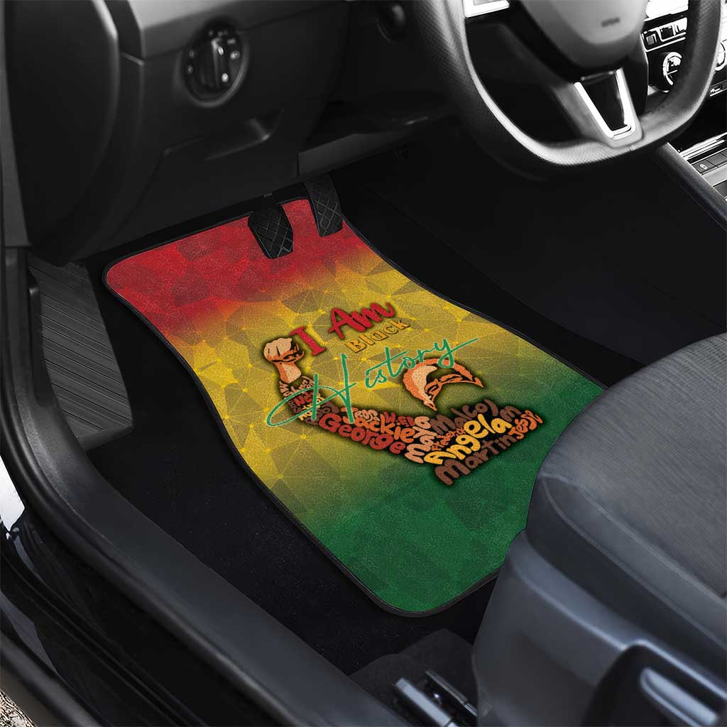 Black History Month Car Mats I Am Black
