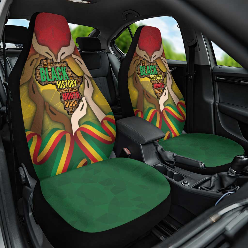 Black History Month Car Seat Cover I Am Black