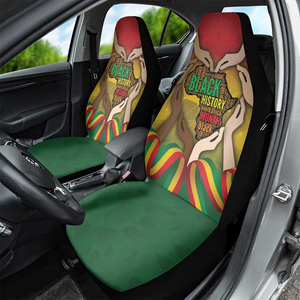 Black History Month Car Seat Cover I Am Black