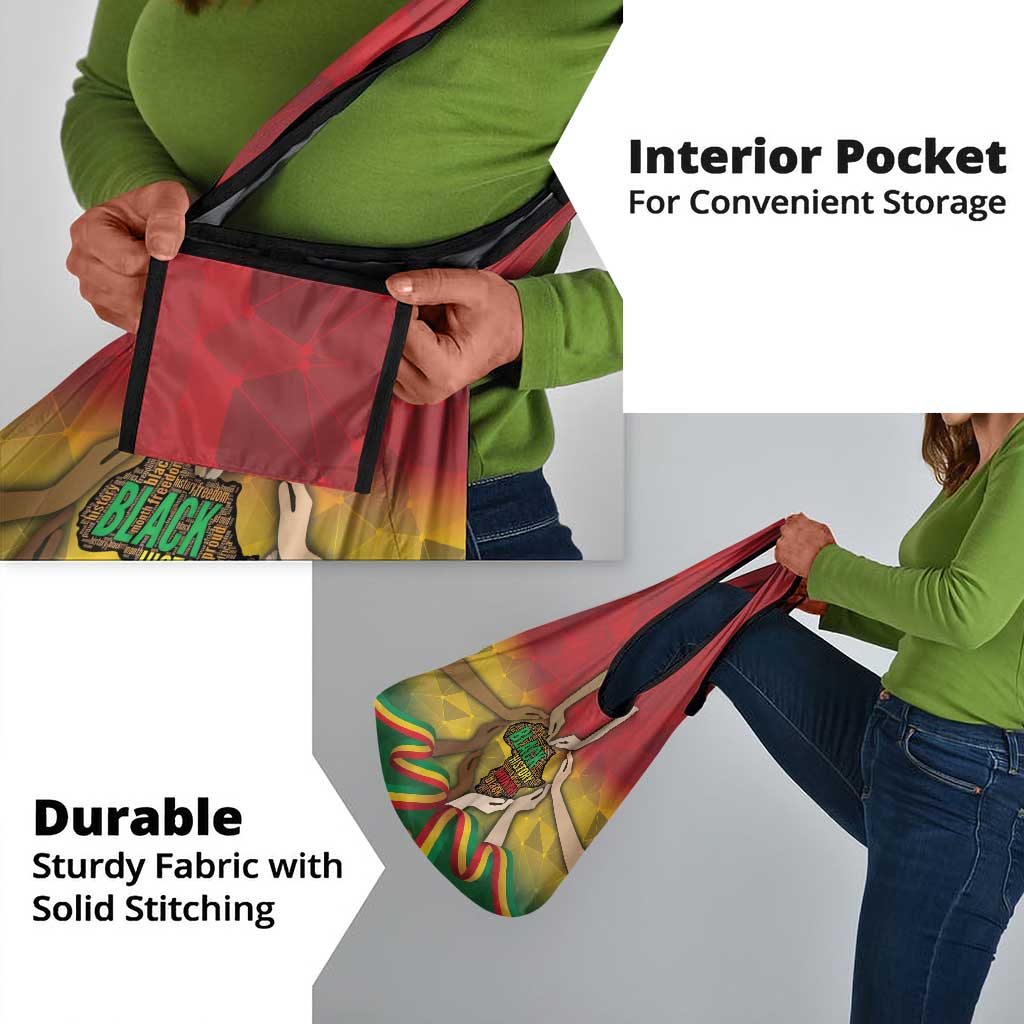 Black History Month Grocery Bag I Am Black