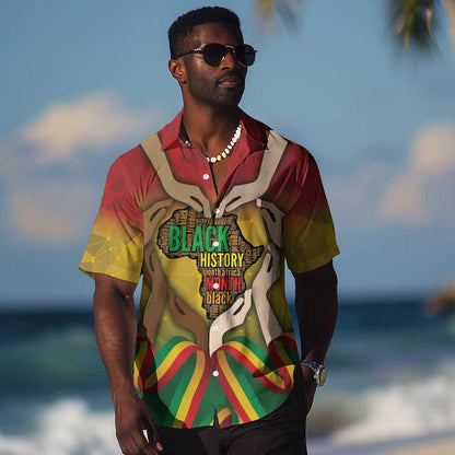 Black History Month Hawaiian Shirt I Am Black