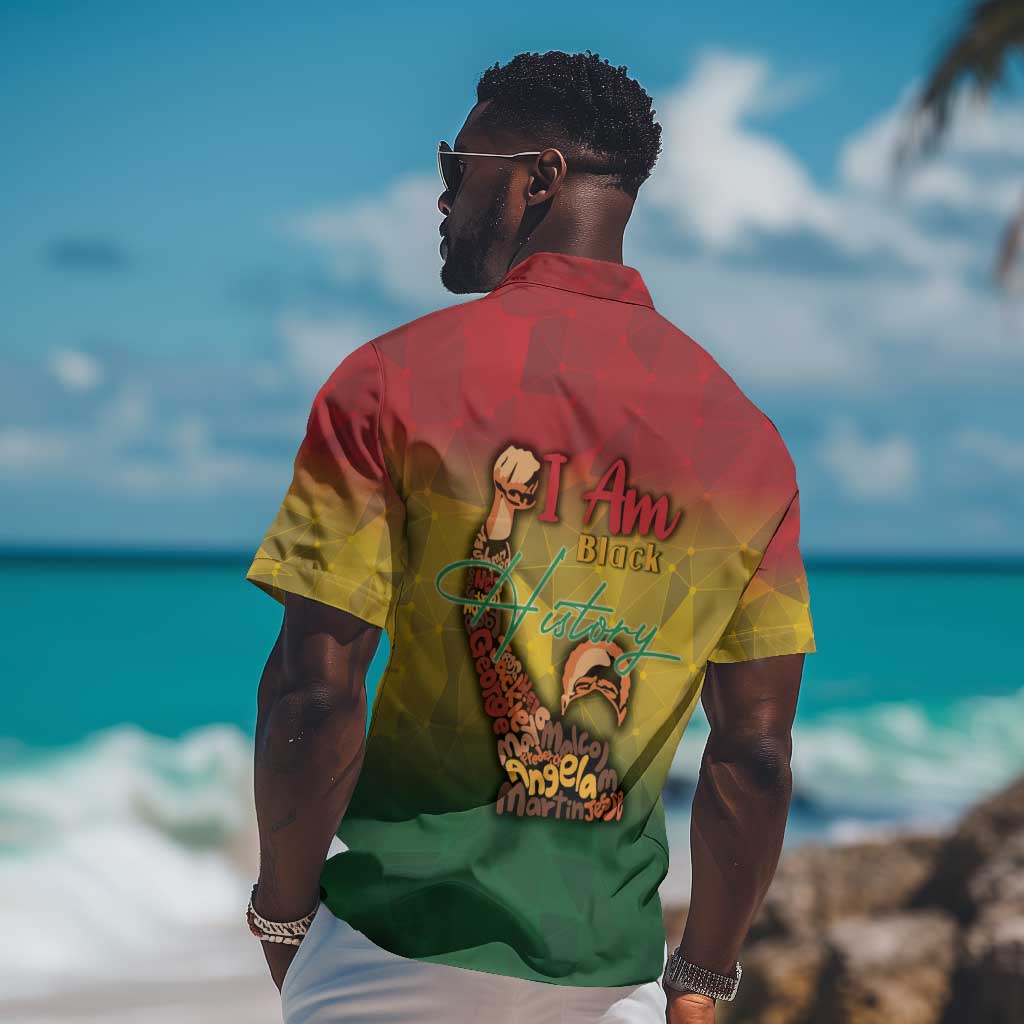 Black History Month Hawaiian Shirt I Am Black