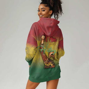 Black History Month Hoodie Dress I Am Black