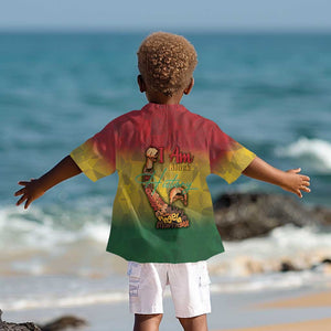 Black History Month Kid Hawaiian Shirt I Am Black