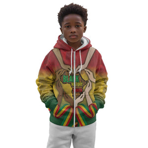 Black History Month Kid Hoodie I Am Black