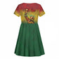 Black History Month Kid Short Sleeve Dress I Am Black