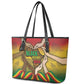 Black History Month Leather Tote Bag I Am Black