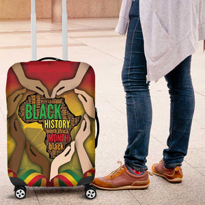 Black History Month Luggage Cover I Am Black