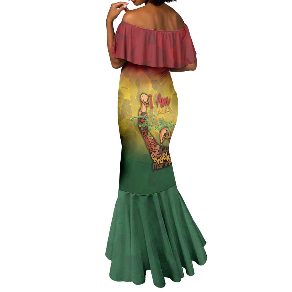 Black History Month Mermaid Dress I Am Black