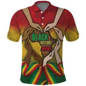 Black History Month Polo Shirt I Am Black
