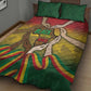 Black History Month Quilt Bed Set I Am Black