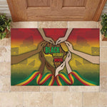 Black History Month Rubber Doormat I Am Black