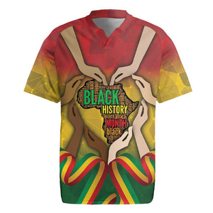 Black History Month Rugby Jersey I Am Black