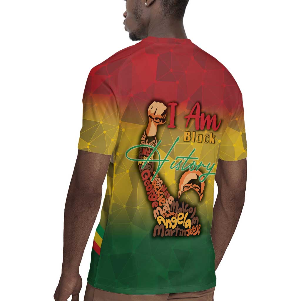 Black History Month Rugby Jersey I Am Black
