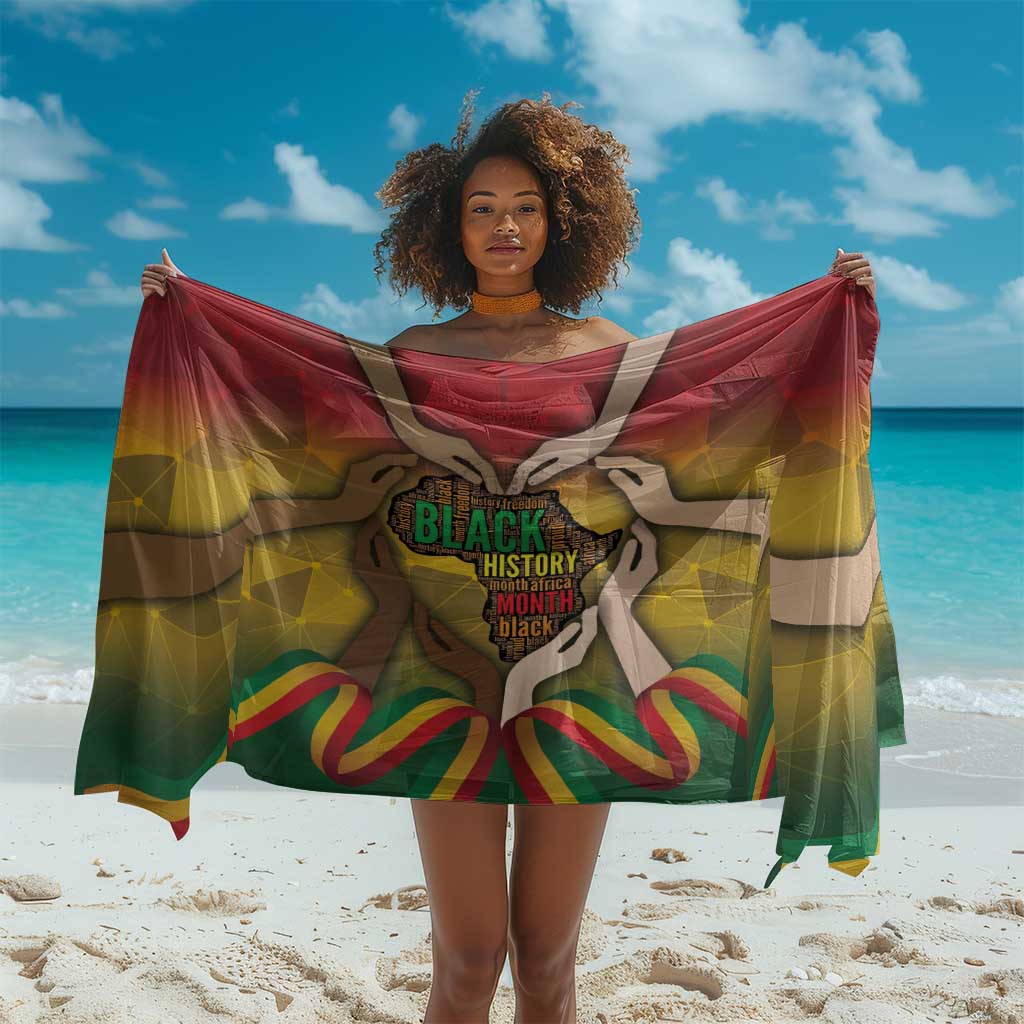 Black History Month Sarong I Am Black