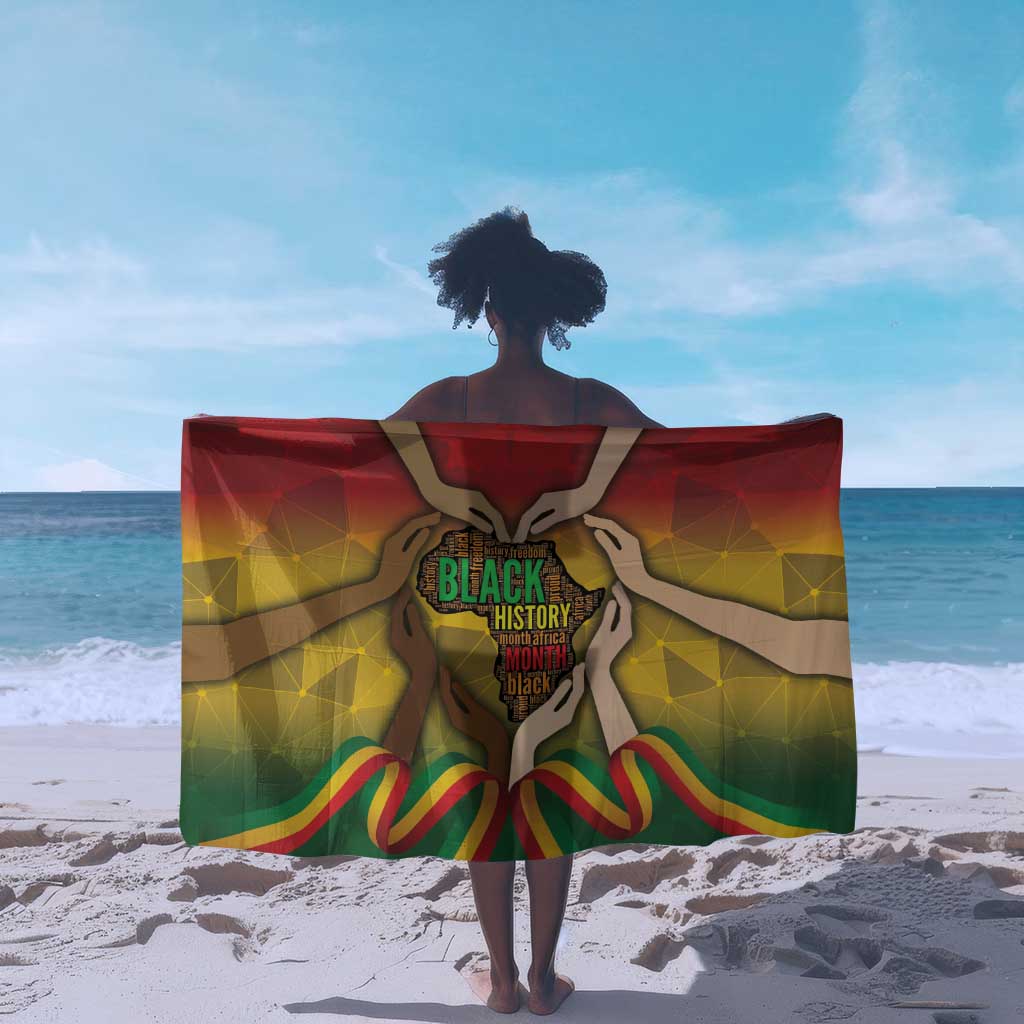 Black History Month Sarong I Am Black