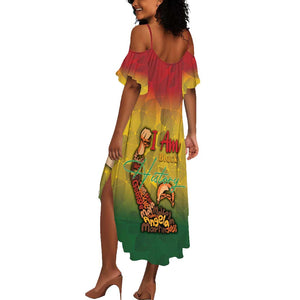 Black History Month Summer Maxi Dress I Am Black