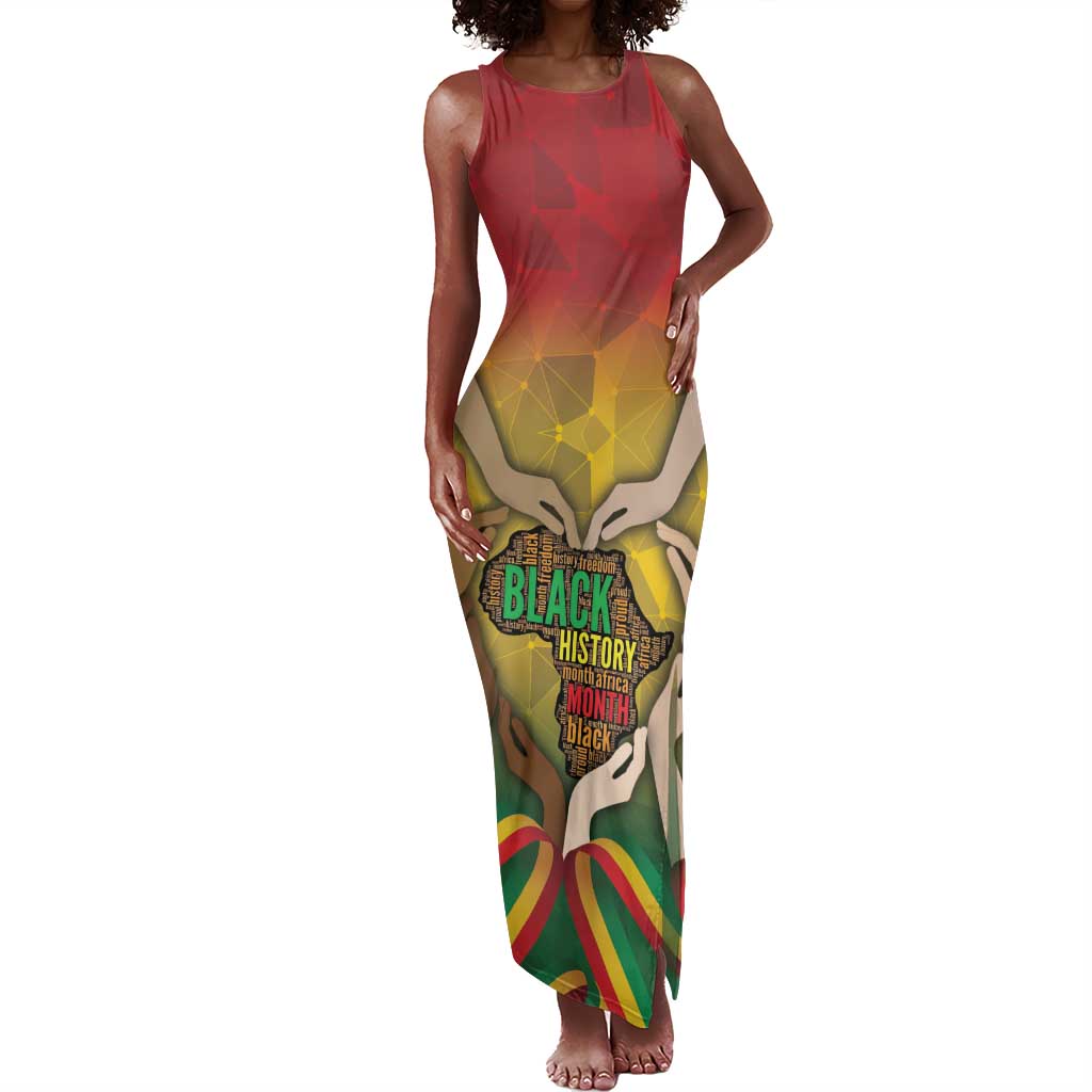 Black History Month Tank Maxi Dress I Am Black