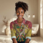 Black History Month Women Casual Shirt I Am Black