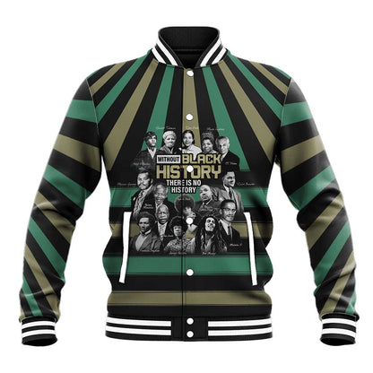 Black History Month Baseball Jacket Civil Rights Leaders