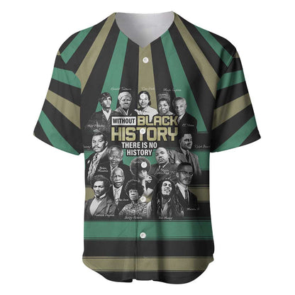 Black History Month Baseball Jersey Civil Rights Leaders