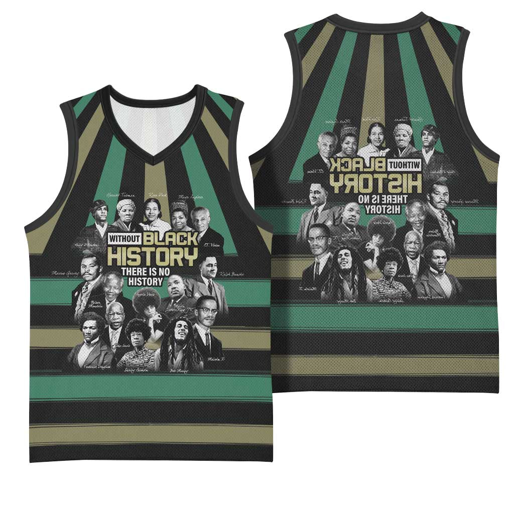 Black History Month Basketball Jersey Civil Rights Leaders - African Pride