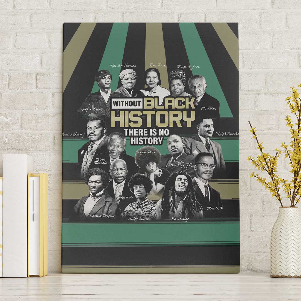 Black History Month Canvas Wall Art Civil Rights Leaders