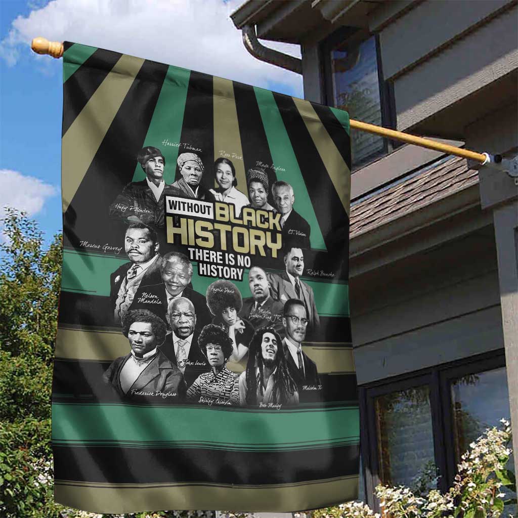 Black History Month Garden Flag Civil Rights Leaders