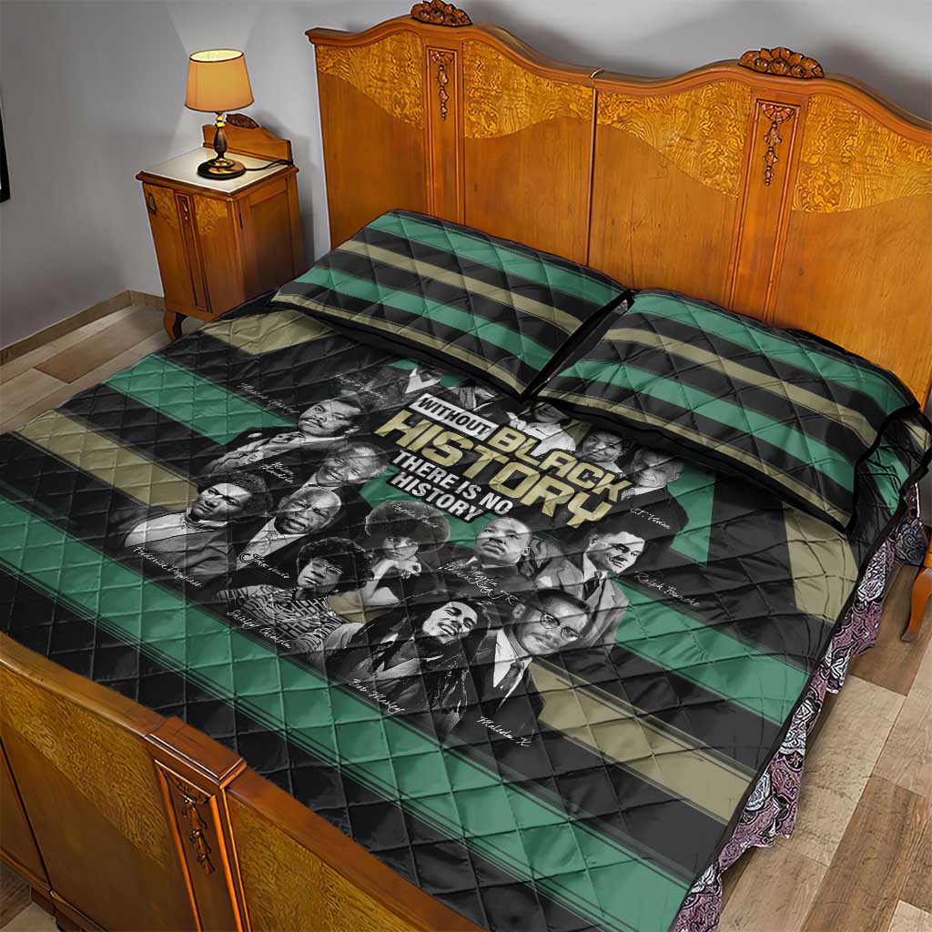 Black History Month Quilt Bed Set Civil Rights Leaders