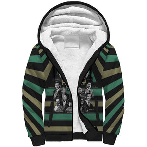 Black History Month Sherpa Hoodie Civil Rights Leaders