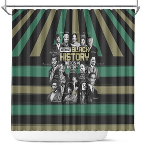 Black History Month Shower Curtain Civil Rights Leaders