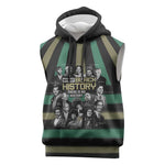Black History Month Sleeveless Hoodie Civil Rights Leaders - African Pride